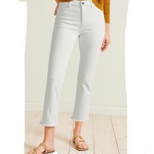 DL1961 white crop Jean